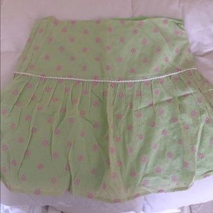 Lilly Pulitzer green skirt, size 8, like new